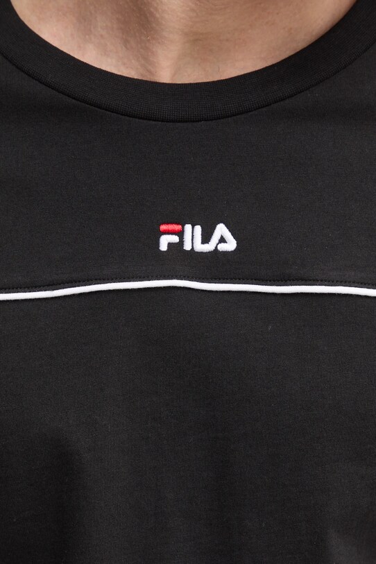 Fila tricou din bumbac Libatse FAM0784 negru