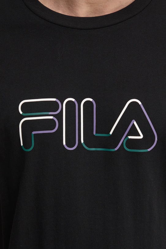 Fila tricou din bumbac Lauben FAM0789 negru