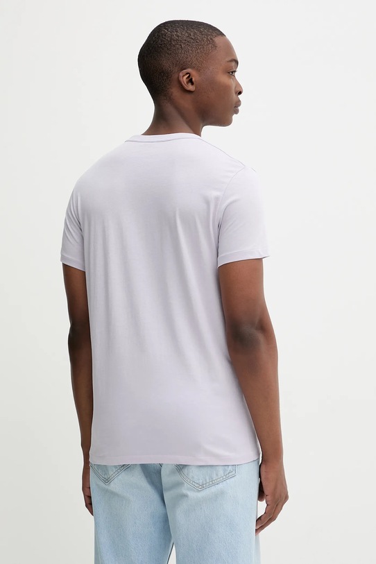 Одяг Бавовняна футболка AllSaints TONIC M028JB фіолетовий