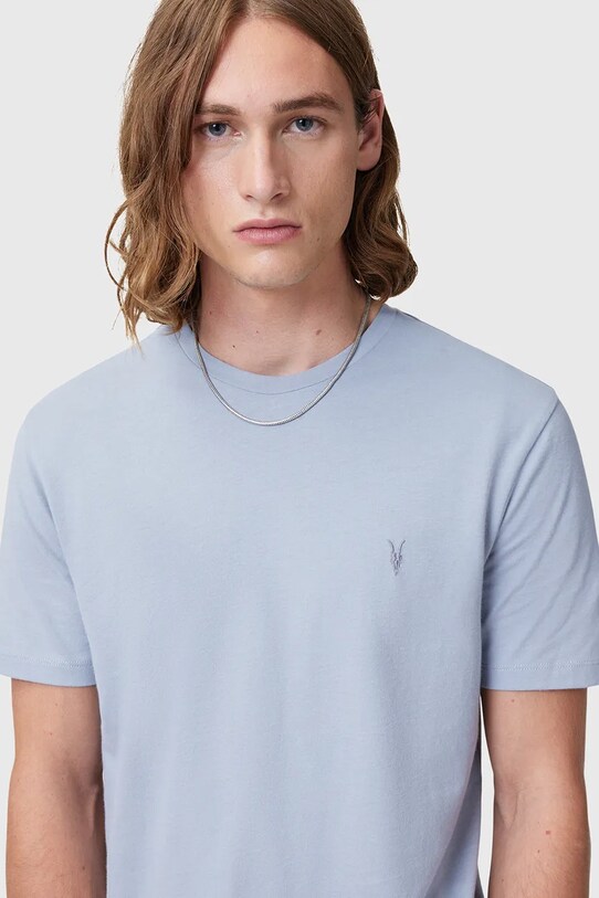 AllSaints t-shirt in cotone BRACE M030JB blu AA00