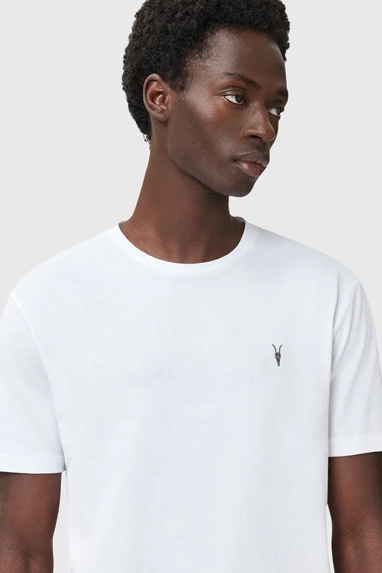 AllSaints t-shirt bawełniany BRACE 3-pack M031JB biały