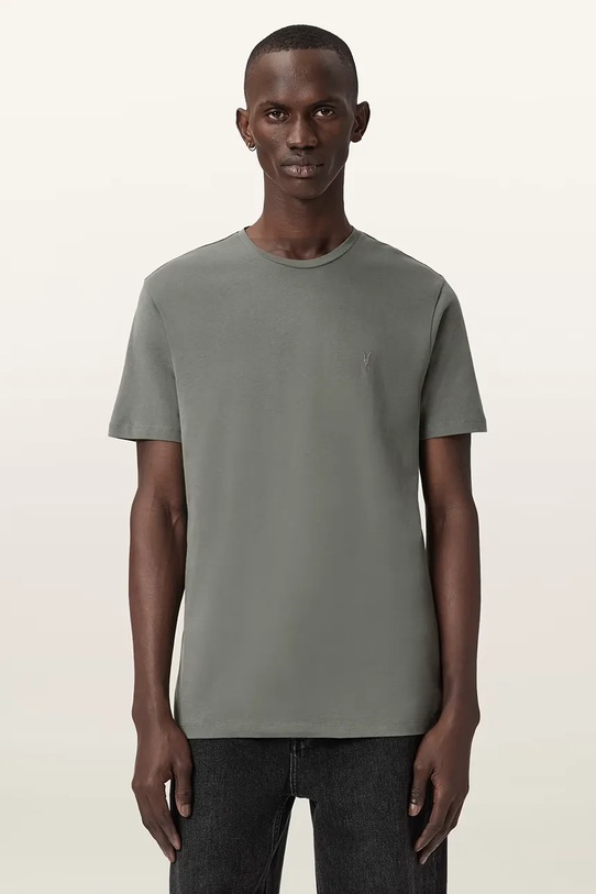 Oblečenie Bavlnené tričko AllSaints BRACE 3-pak M031JB zelená