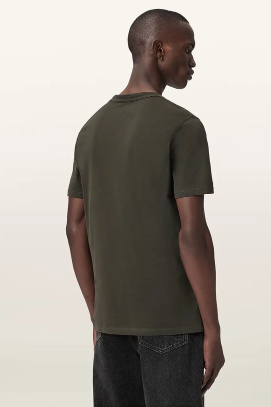 Bavlnené tričko AllSaints BRACE 3-pak M031JB zelená