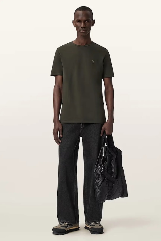 Bombažna kratka majica AllSaints BRACE 3-pack M031JB