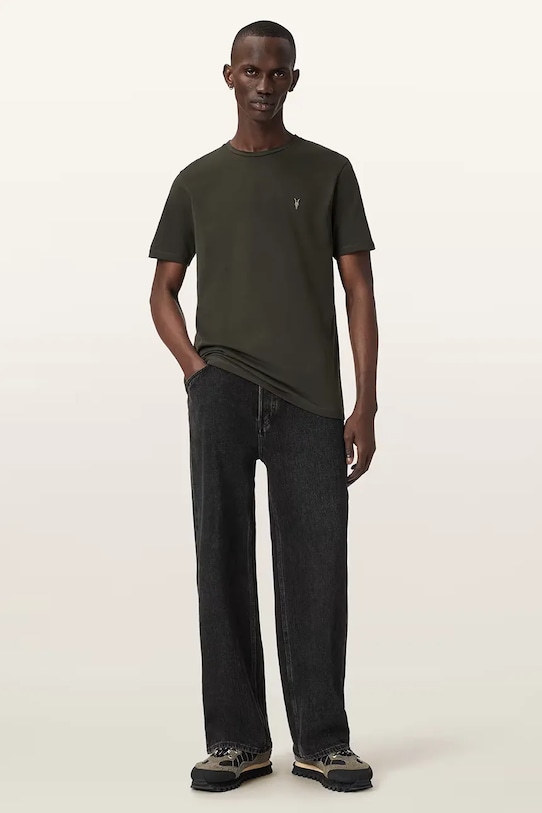 Bombažna kratka majica AllSaints BRACE 3-pack M031JB