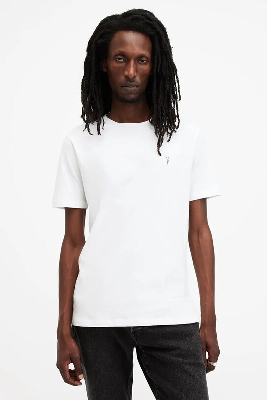 Βαμβακερό μπλουζάκι AllSaints BRACE 3-pack slim πολύχρωμο M031JB