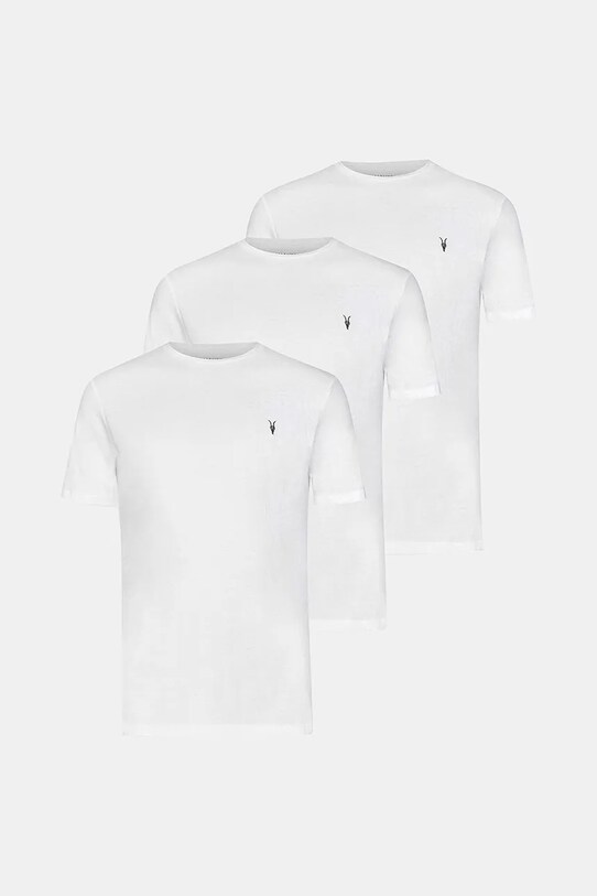 Βαμβακερό μπλουζάκι AllSaints BRACE 3-pack M031JB πολύχρωμο