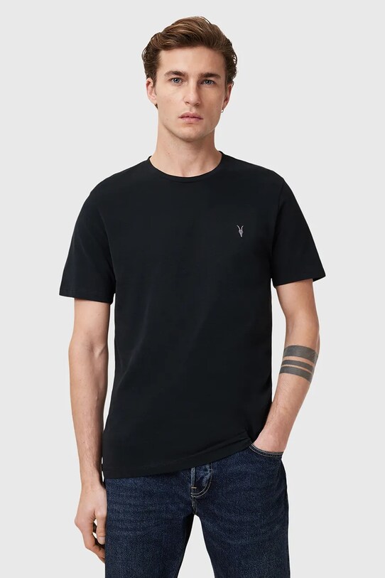 Βαμβακερό μπλουζάκι AllSaints BRACE 3-pack M031JB πολύχρωμο SS25