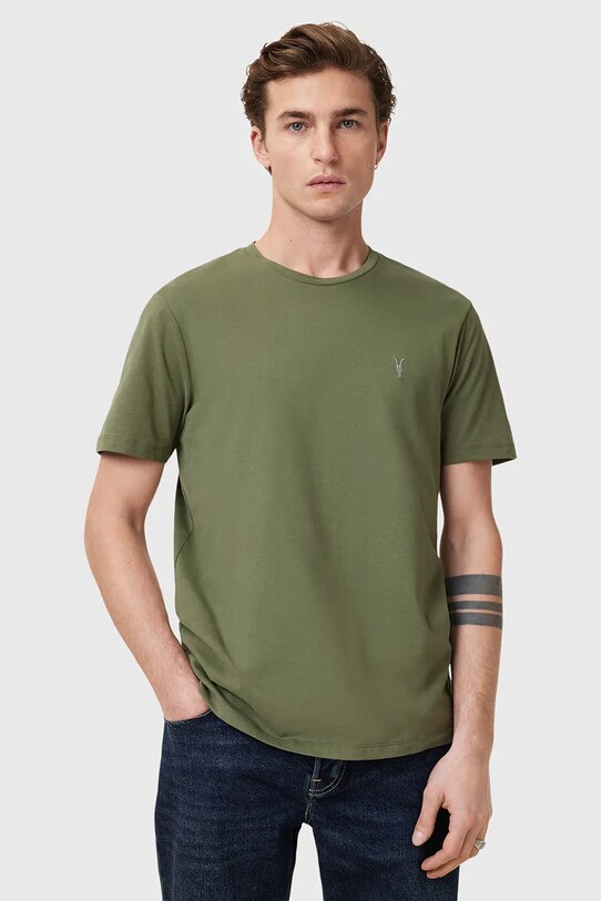 Βαμβακερό μπλουζάκι AllSaints BRACE 3-pack πολύχρωμο M031JB