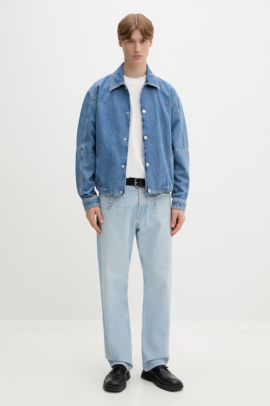 AllSaints oversize férfi pamut M071PB bézs SS26
