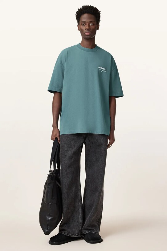 AllSaints t-shirt bawełniany UNDERGROUND M071PB