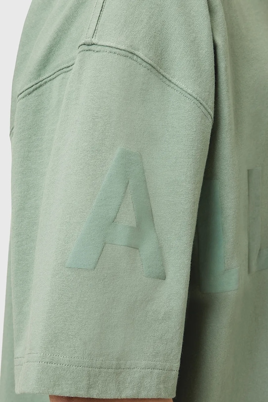 Odzież AllSaints t-shirt bawełniany BIGGY M088PB zielony