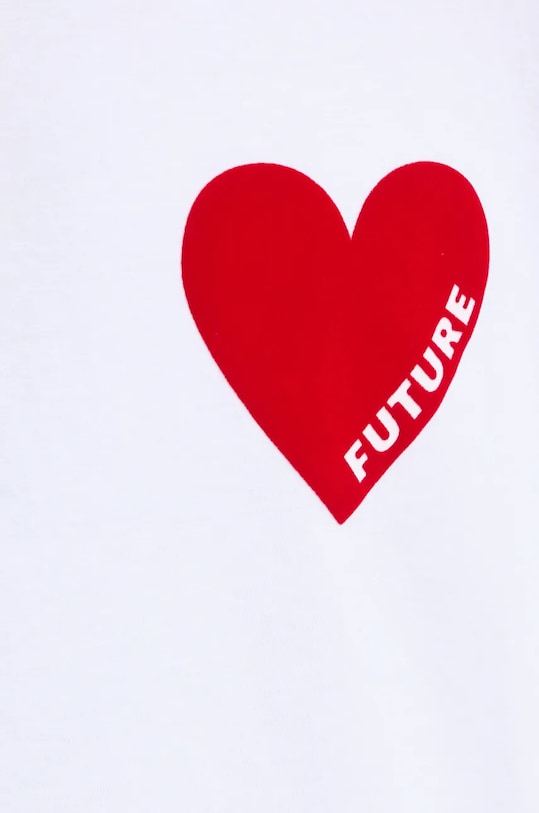 FROM FUTURE tricou din bumbac MTS00830 alb