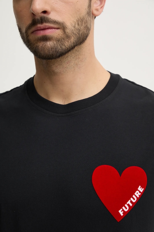 FROM FUTURE tricou din bumbac MTS00830 negru