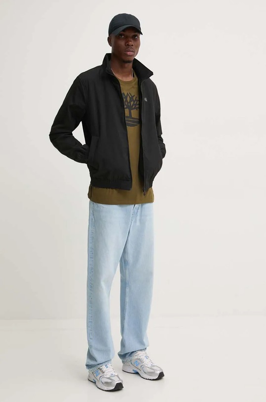 Timberland tricou din bumbac TB0A2C2R3021 verde AW24