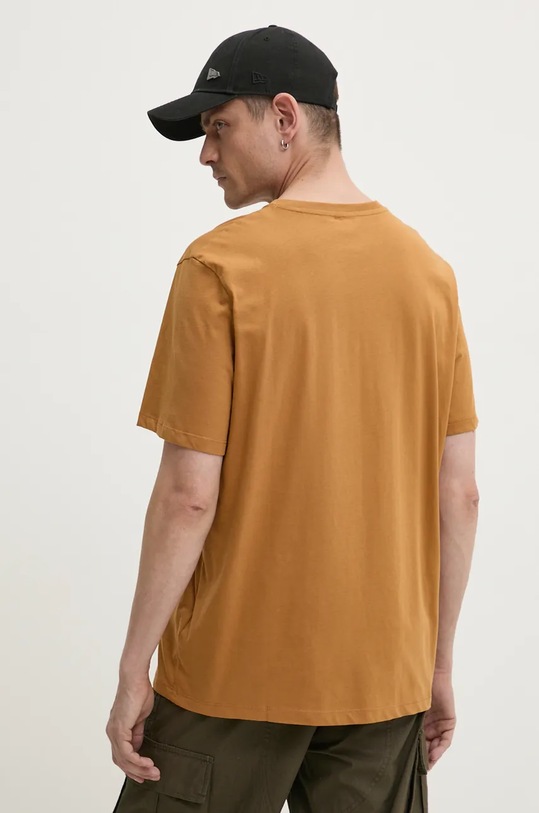 Oblečení Bavlněné tričko Timberland TB0A5QS2P471 hnědá