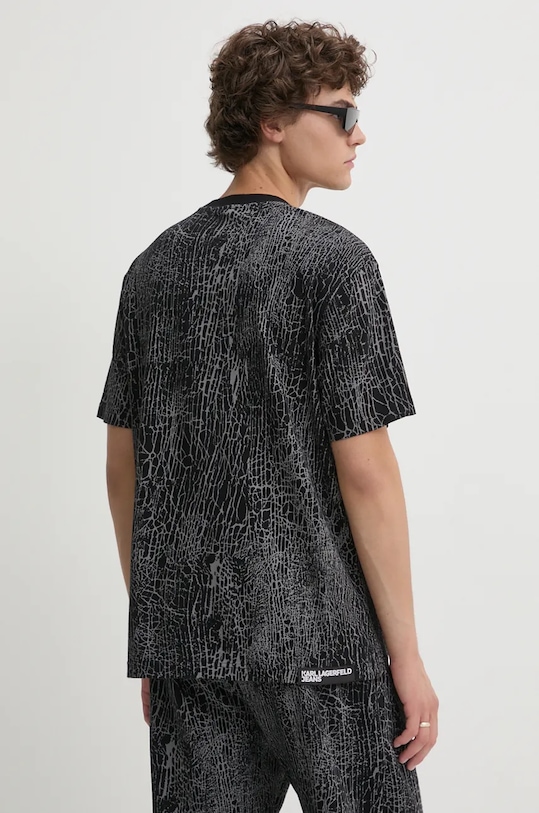 Odjeća Pamučna majica Karl Lagerfeld Jeans 246D1703 siva