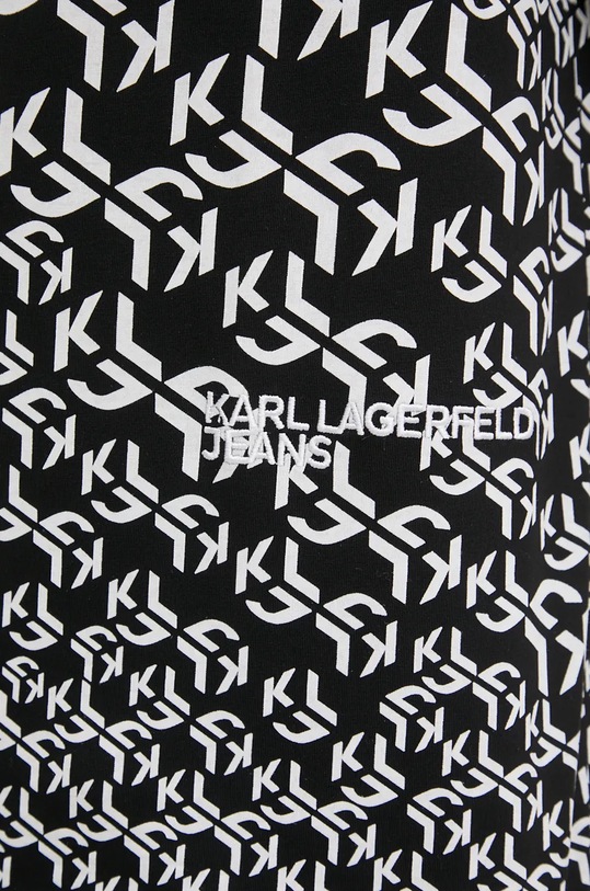 Бавовняна футболка Karl Lagerfeld Jeans 246D1704 чорний