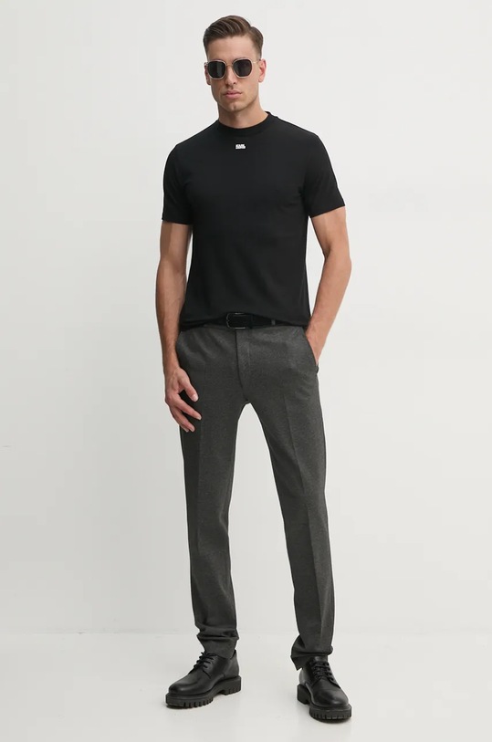 Karl Lagerfeld t-shirt 542221.755034 czarny AW24