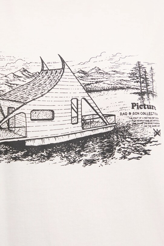 Хлопковая футболка Picture D&S Boathouse MTS1190 бежевый