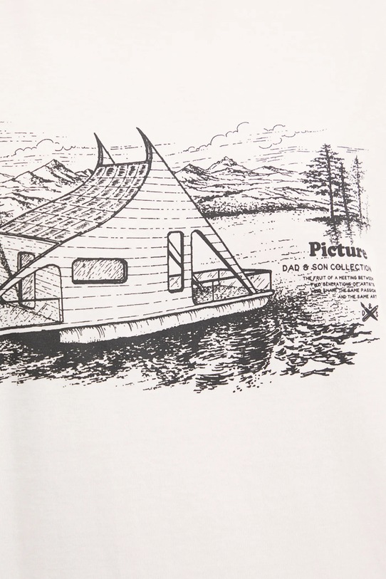 Бавовняна футболка Picture D&S Boathouse MTS1190 бежевий