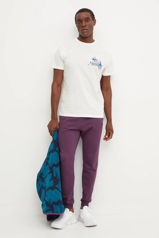 Bavlnené tričko Picture D&S Doggo MTS1188 béžová AW24