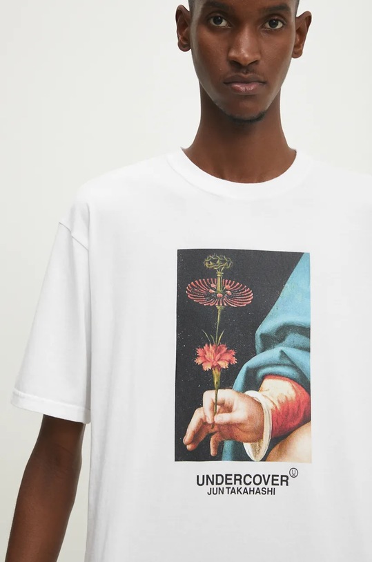 Undercover t-shirt bawełniany Tee biały UC2D3803