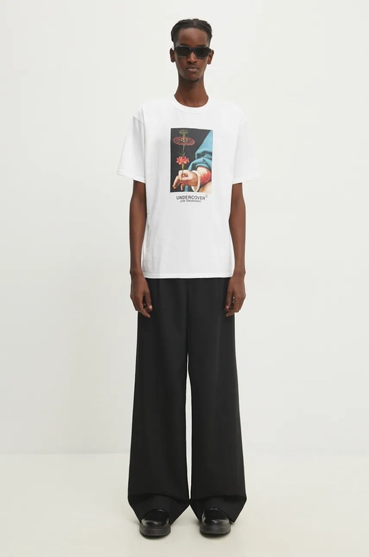 Undercover t-shirt bawełniany Tee UC2D3803 biały