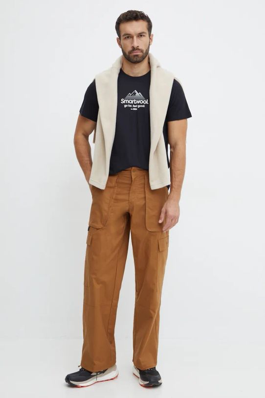 Smartwool t-shirt sportowy 30th Anniversary SW002670 czarny AW24