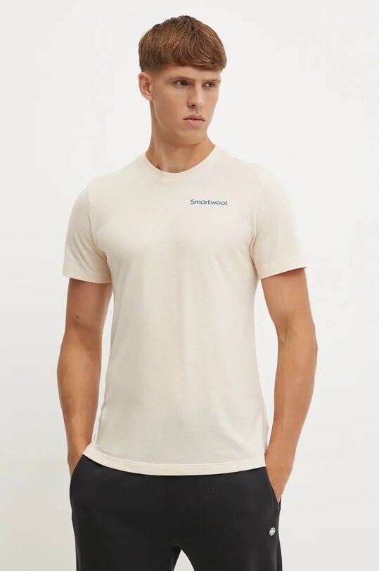 Îmbrăcăminte Smartwool tricou sport Natures Vibes SW002371 bej