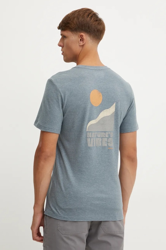 Sportovní triko Smartwool Natures Vibes potisk modrá SW002371