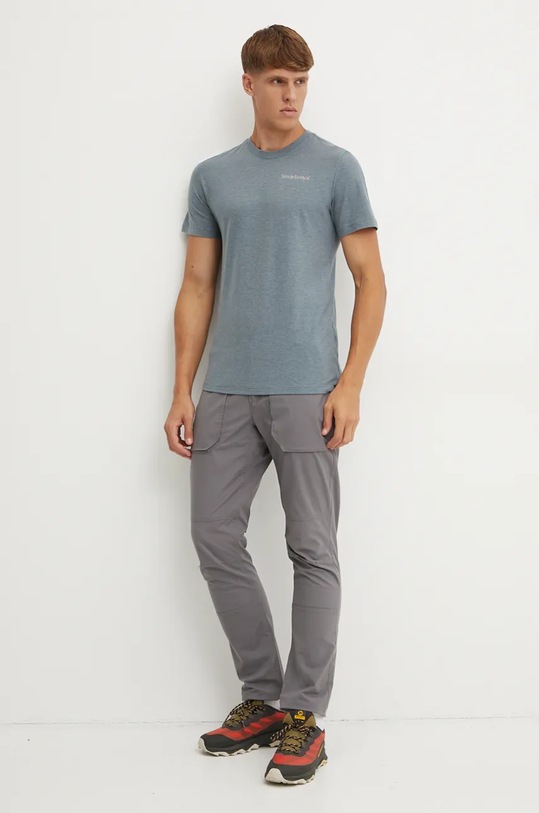 Sportovní triko Smartwool Natures Vibes SW002371 modrá AW24