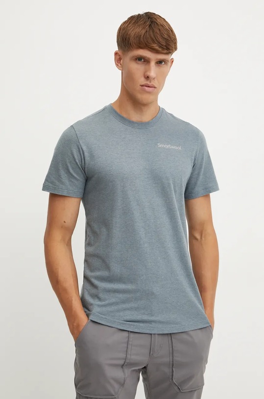 Oblečení Sportovní triko Smartwool Natures Vibes SW002371 modrá