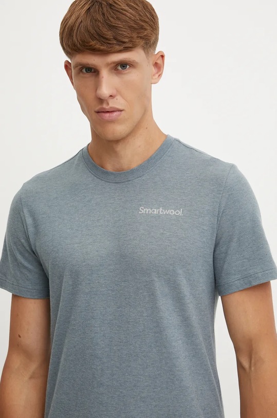 Sportovní triko Smartwool Natures Vibes modrá SW002371