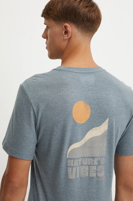 Sportovní triko Smartwool Natures Vibes SW002371 modrá