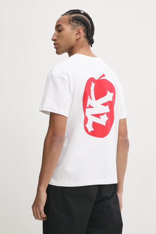 Zoo York tricou din bumbac print alb 60690040