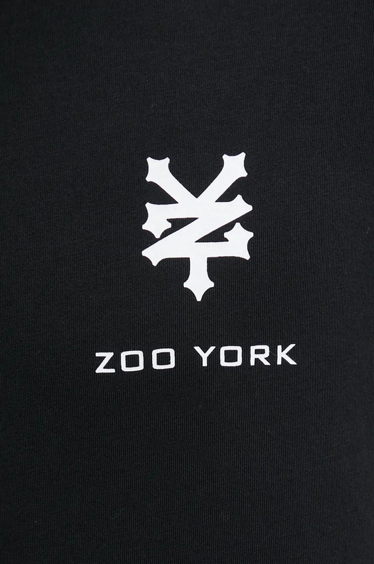 Βαμβακερό μπλουζάκι Zoo York 60690033 μαύρο