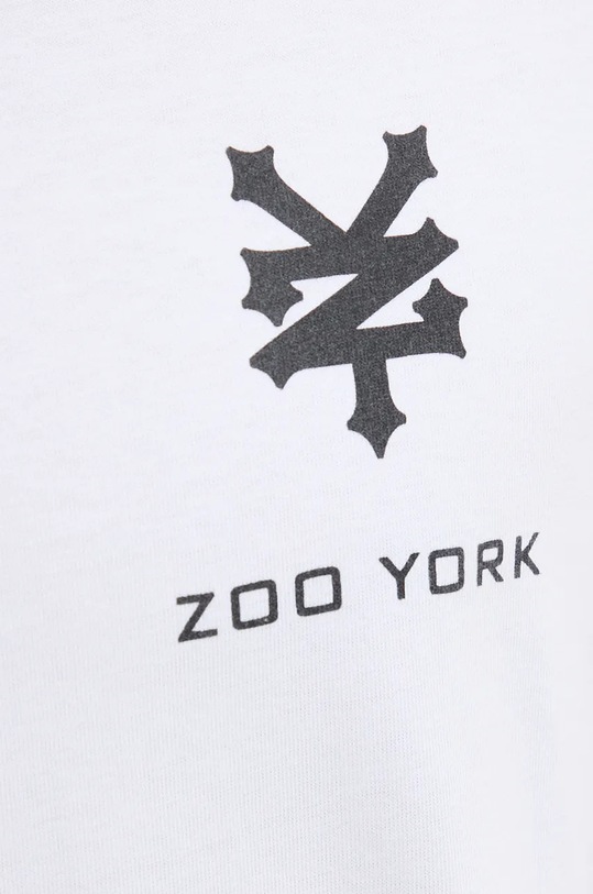 Βαμβακερό μπλουζάκι Zoo York 60690031 λευκό