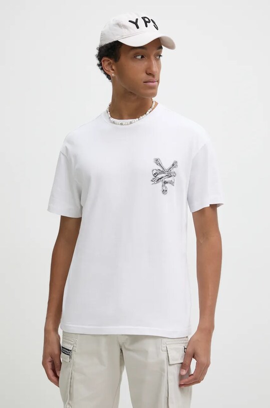 Ρούχα Βαμβακερό μπλουζάκι Zoo York 60690026 λευκό