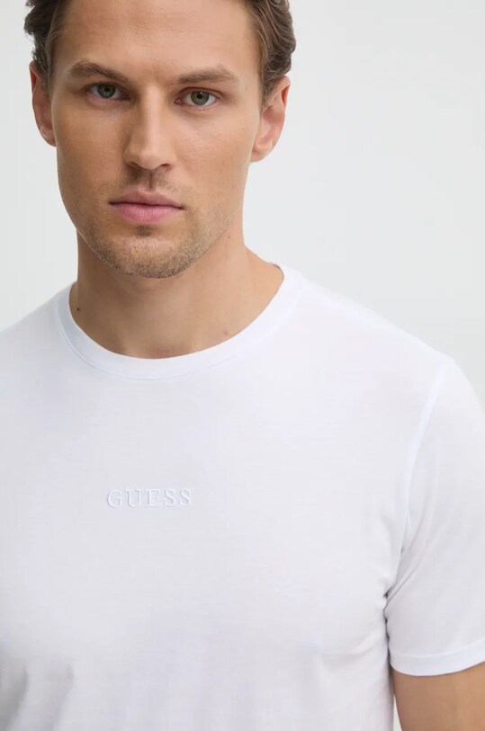 Бавовняна футболка Guess білий M4GP39.K7HD0