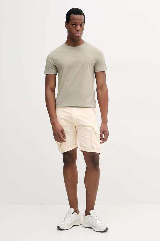 Бавовняна футболка Guess M4GP39.K7HD0 зелений SS25