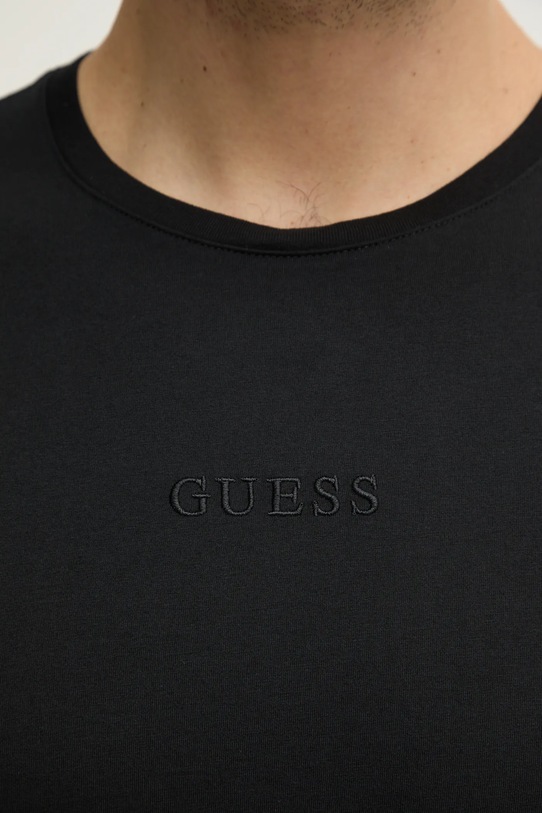 Guess t-shirt bawełniany M4GP39.K7HD0 czarny