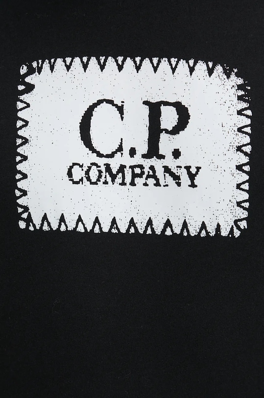 Bavlněné tričko C.P. Company 17CMTS029A005100W černá