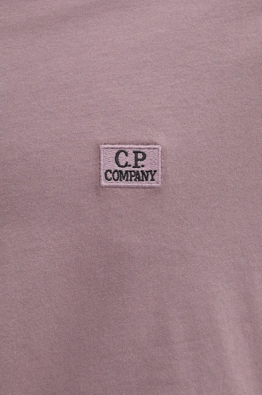 Хлопковая футболка C.P. Company 17CMTS031A005100W фиолетовой
