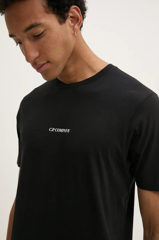 C.P. Company tricou din bumbac negru 17CMTS064A006586W