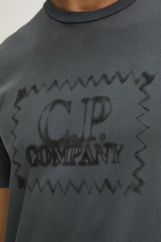 C.P. Company t-shirt bawełniany 17CMTS239A005431S szary