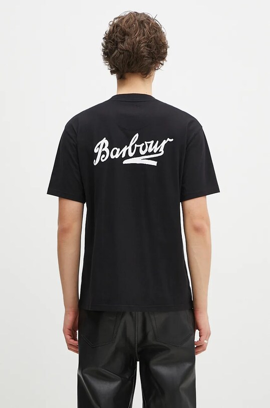 Clothing Barbour cotton t-shirt Bowery OS Graphic MTS1338 black