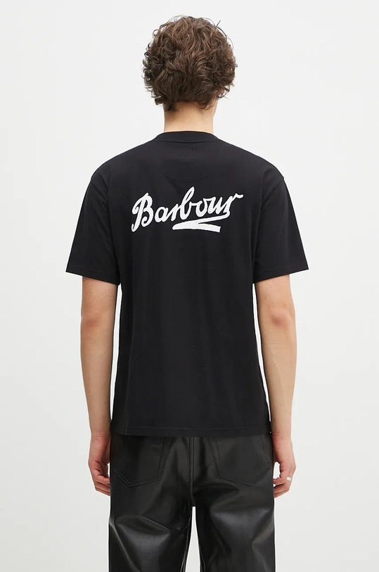 Îmbrăcăminte Barbour tricou din bumbac Bowery OS Graphic MTS1338 negru