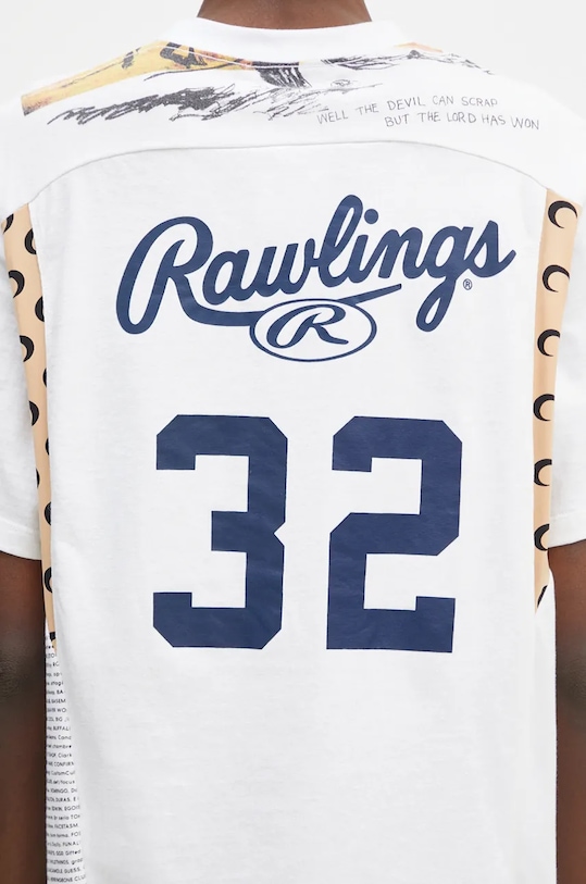 Marine Serre t-shirt Regenerated Graphic T-Shirts Regular Fit T-Shirt MTT080A.UJER0003