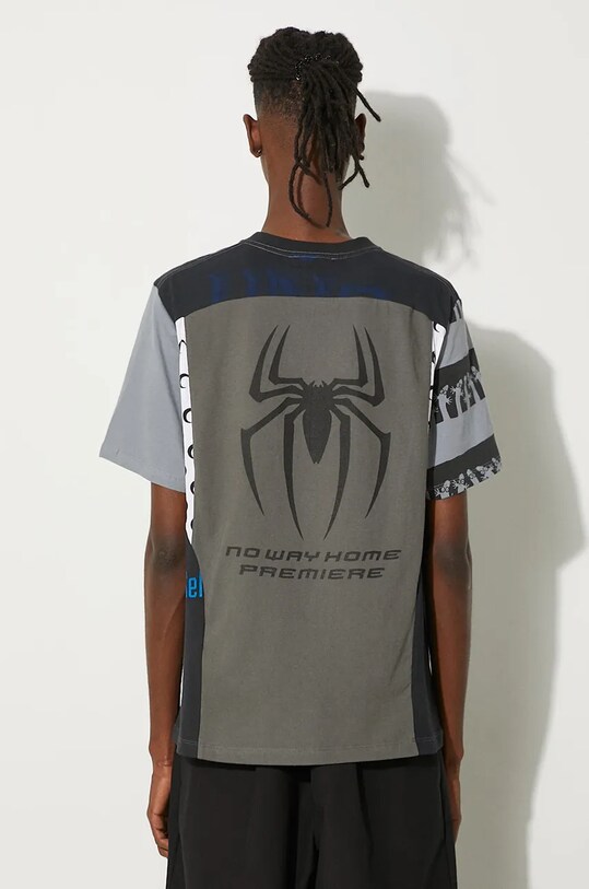 Odjeća Majica kratkih rukava Marine Serre Regenerated Graphic T-Shirts Regular Fit T-Shirt MTT080A.UJER0003 siva